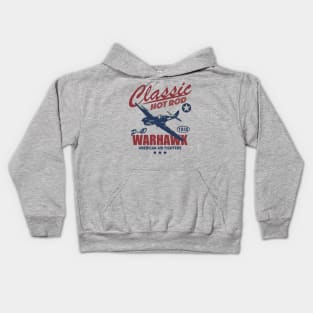 P-40 Warhawk Classic Hot Rod Kids Hoodie